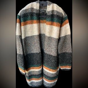 Cardigan- Knitizen Sz. L Beautiful Warm Colors